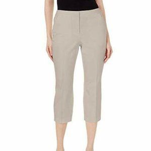Alfani Women's Pants Polished Beige Mid-Rise Capri